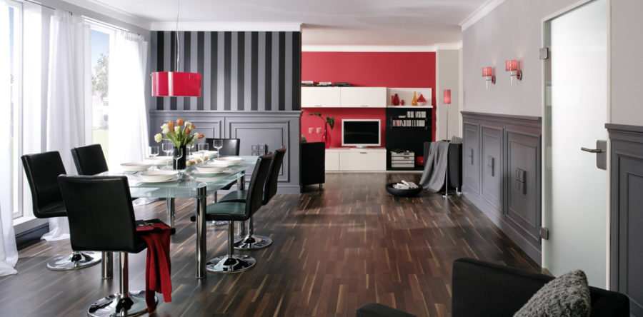 Wandpanele und Stuckgestaltung